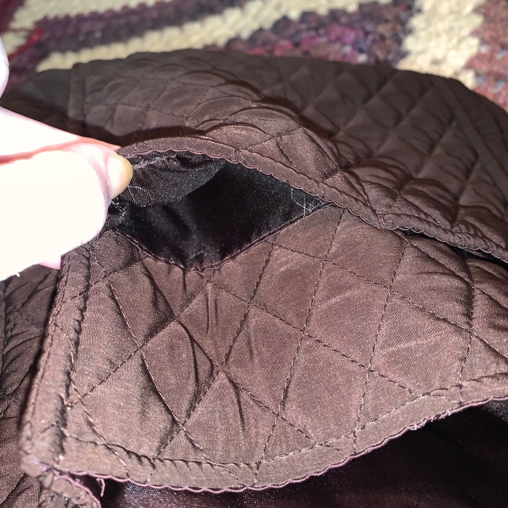 Vera Bradley backpack brown quilted pattern - Picture 11 of 16